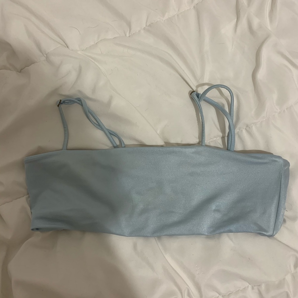 Blue Bikini Top